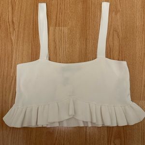 Ruffle Crop Top NWT